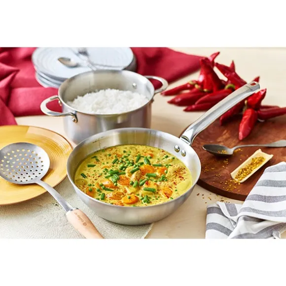 Sauteuse bombée tout inox Alchimy 24 cm De Buyer