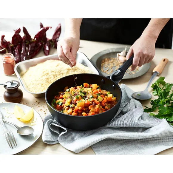 Sauteuse 28 cm Choc Intense amovible De Buyer