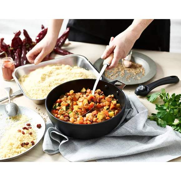 Sauteuse 28 cm Choc Intense amovible De Buyer