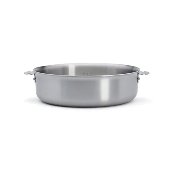 Sauteuse droite tout inox Alchimy Loqy sans manche 28 cm De Buyer