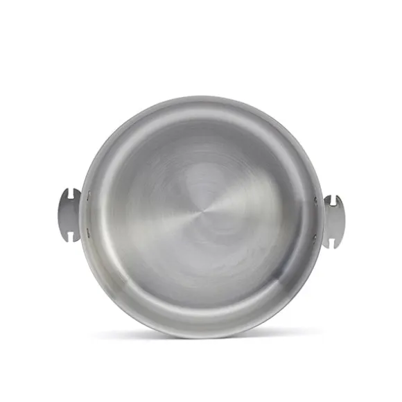 Sauteuse droite tout inox Alchimy Loqy sans manche 28 cm De Buyer