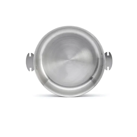 Sauteuse droite tout inox Alchimy Loqy sans manche 24 cm De Buyer
