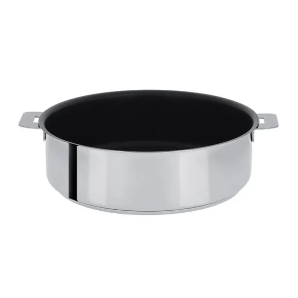 Sauteuse inox antiadhérente Mutine sans manche 26 cm Cristel