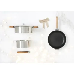 Sauteuse inox antiadhérente Strate sans manche 24 cm Cristel