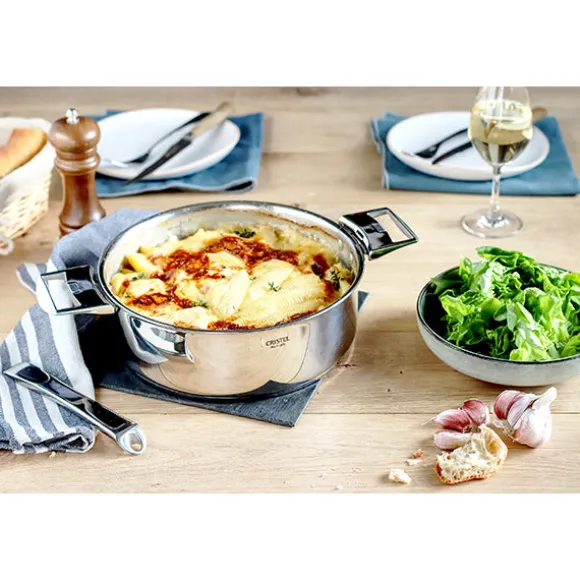 Sauteuse multiply tout inox Casteline sans manche 28 cm Cristel