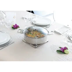 Sauteuse multiply tout inox Casteline sans manche 24 cm Cristel