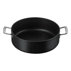 Sauteuse rondeau anti-adhérente Les Forgées 28 cm et couvercle en verre Le Creuset