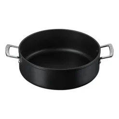 Sauteuse rondeau anti-adhérente Les Forgées 30 cm et couvercle en verre Le Creuset