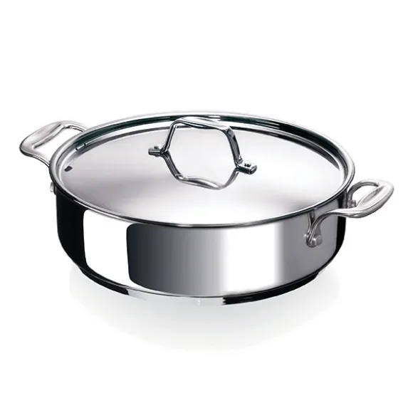 Sauteuse tout inox Chef 28 cm et couvercle Beka
