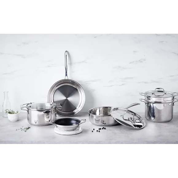 Sauteuse tout inox Chef 24 cm et couvercle Beka