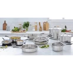 Sauteuse tout inox Excell'Inox 24 cm Mathon