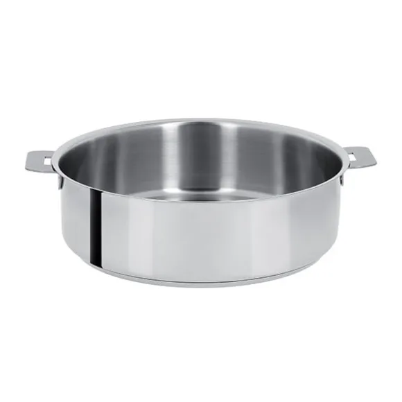 Sauteuse tout inox Mutine sans manche 28 cm Cristel