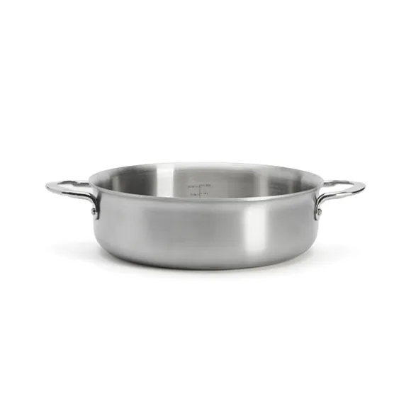 Sautoir droit tout inox Alchimy 24 cm De Buyer
