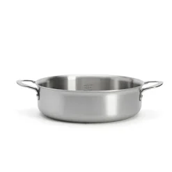 Sautoir droit tout inox Alchimy 28 cm De Buyer