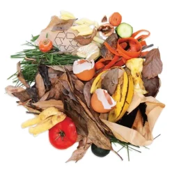 Seau à compost avec filtres à charbon