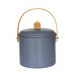 Seau à compost d’intérieur ardoise 7 L Pebbly
