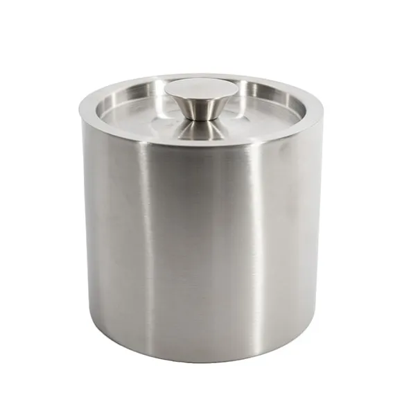 Seau à glace en acier inoxydable à double paroi 3 L Point Virgule