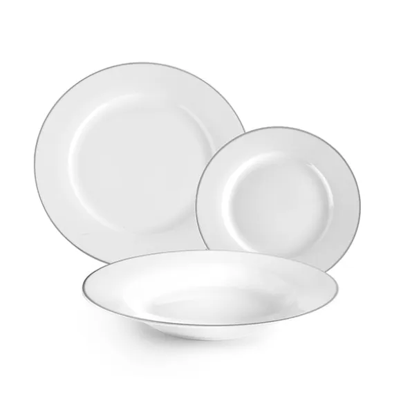 Service d’assiettes pour 4 personnes Alba 12 pièces Ibili