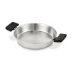 Set 2 anses amovibles en bakélite noires Soft touch Evolution Beka