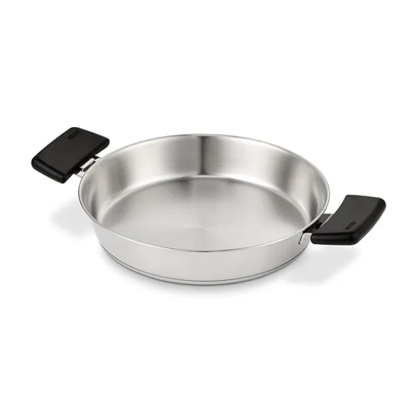 Set 2 anses amovibles en bakélite noires Soft touch Evolution Beka