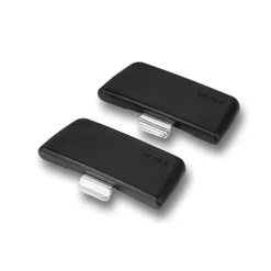 Set 2 anses amovibles en bakélite noires Soft touch Evolution Beka