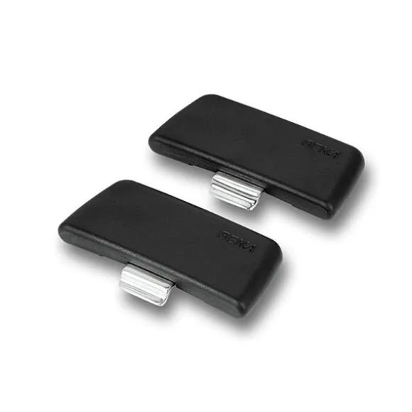 Set 2 anses amovibles en bakélite noires Soft touch Evolution Beka