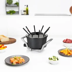 Set appareils à raclette avec pierre à cuire et à fondue 8 personnes Princess