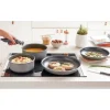 Set 3 casseroles anti-adhésives Effet Pierre et manche amovible Mathon