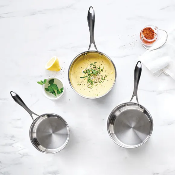Set 3 casseroles inox Chef 16, 18 et 20 cm Beka
