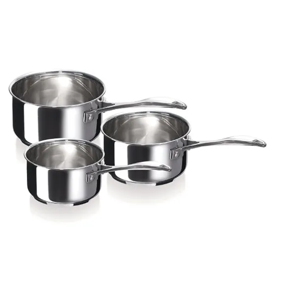 Set 3 casseroles inox Chef 16, 18 et 20 cm Beka
