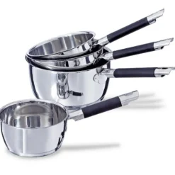 Set 4 casseroles inox Rapid Cook 14, 16, 18 et 20 cm Mathon