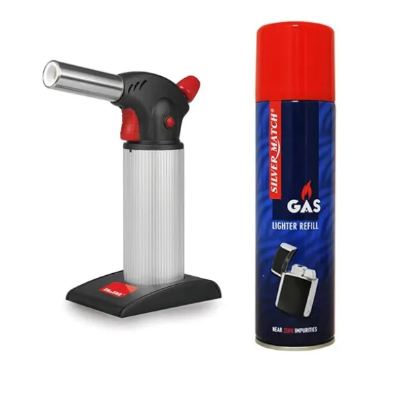 Set chalumeau Gourmet Professional Ibili et recharge de gaz butane