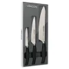 Set 3 couteaux Clara coloris noir Arcos