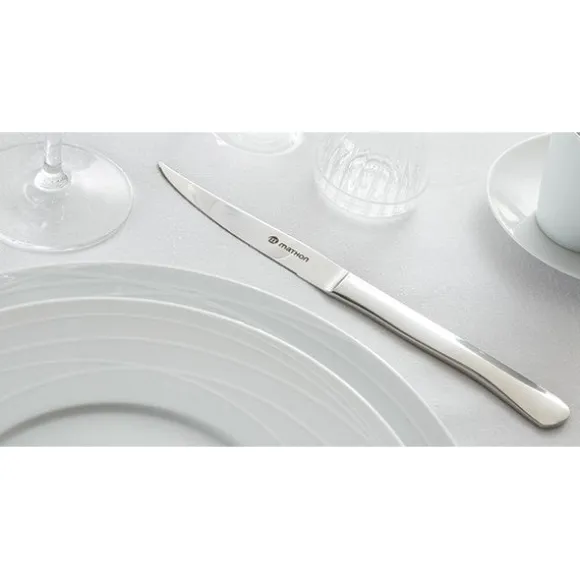 Set 6 couteaux à steak en inox Maître d’hôtel Mathon