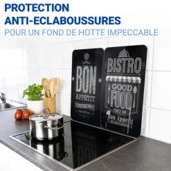 Set 2 couvre-plaques protection motifs Universal Wenko by Maximex