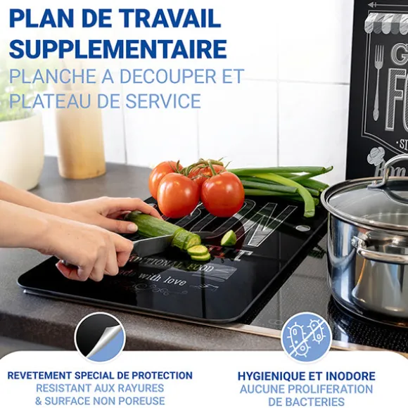 Set 2 couvre-plaques protection motifs Universal Wenko by Maximex