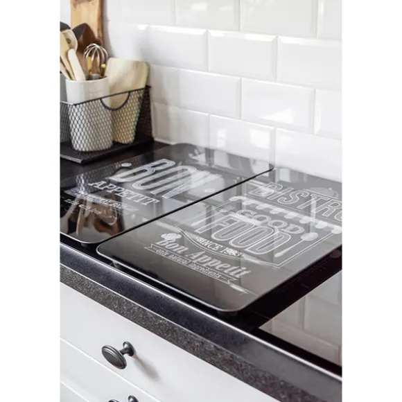 Set 2 couvre-plaques protection motifs Universal Wenko by Maximex