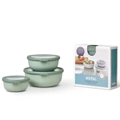 Set de 3 bols Cirqula Nordic Sage 350ml, 750ml, 1250ml Mepal
