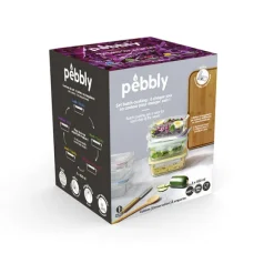 Set de 5 boîtes de conservation en verre borosilicate 850 ml Pebbly