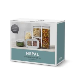 Set de 5 boîtes de conservation modula blanc Mepal