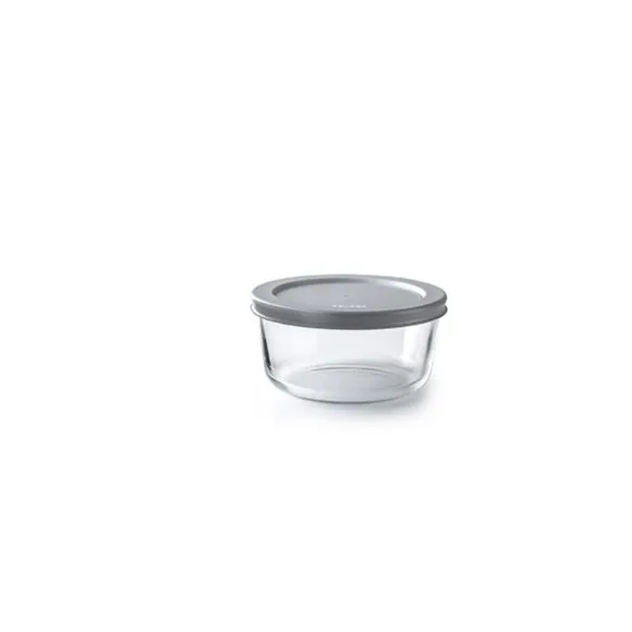 Set de 4 boîtes rondes en verre Ibili