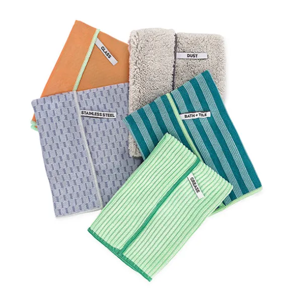 Set de 5 chiffons en microfibre recyclée Renew Full Circle