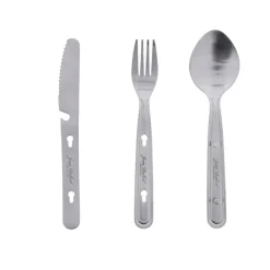 Set de 3 couverts emboitables Outdoor 4 fonctions acier inox Jean Dubost