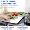 Set de 2 couvres plaques argent 30 x 52 cm Wenko by Maximex