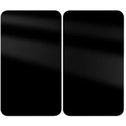 Set de 2 couvres plaques Noir 30 x 52 cm Wenko by Maximex