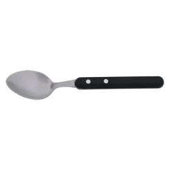 Set de 4 cuillères inox Les Bistrots à la Française manche noir Jean Dubost