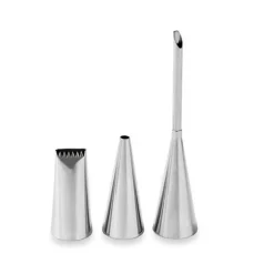 Set de 3 douilles en inox spécial déco Mathon