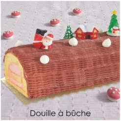 Set de 3 douilles pour bûches Scrapcooking