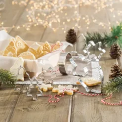 Set de 20 emporte-pièces de noël en inox Mathon