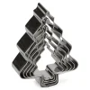 Set de 5 emporte-pièces sapin inox Patisse